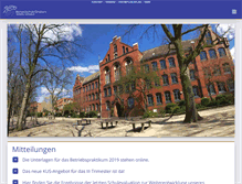 Tablet Screenshot of bismarckschule-elmshorn.de